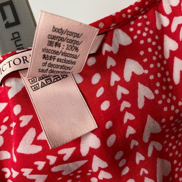 Vicoria's Secret heart design robe swimsuit cover kimono. OS - Picture 10 of 11